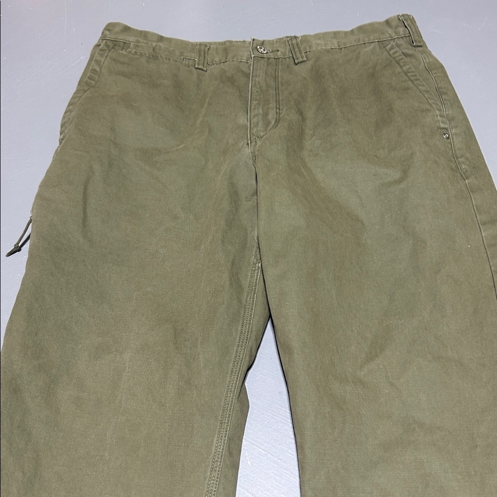 Duluth Trading Co. Heavy Duty Green Pants (Men’s 38 x 34) - Picture 4 of 14